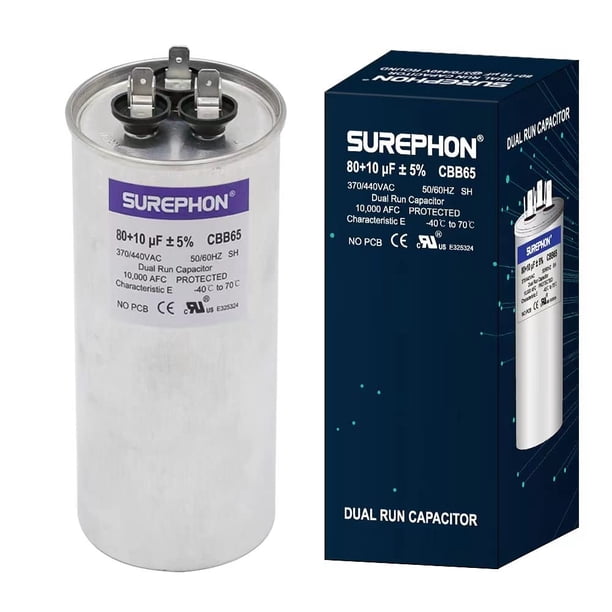 کیپیسٹر 50+5 450 وولٹ اے سی
